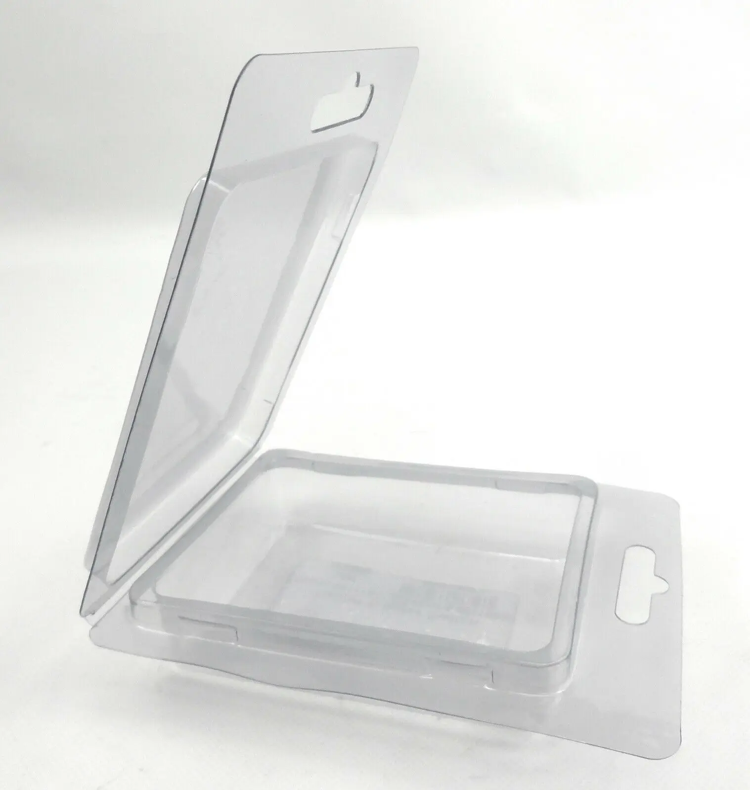 Custom Clear  Plastic Hanger Clamshell Double Blister Packaging Box