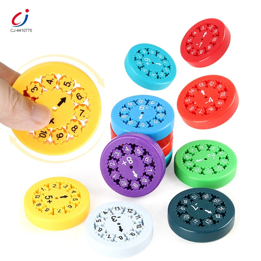 Chengji Fidget Spinner Toy Set Digital Gyroscopes Mathematics Toy for Kids Math Fidget Spinner Math Counting
