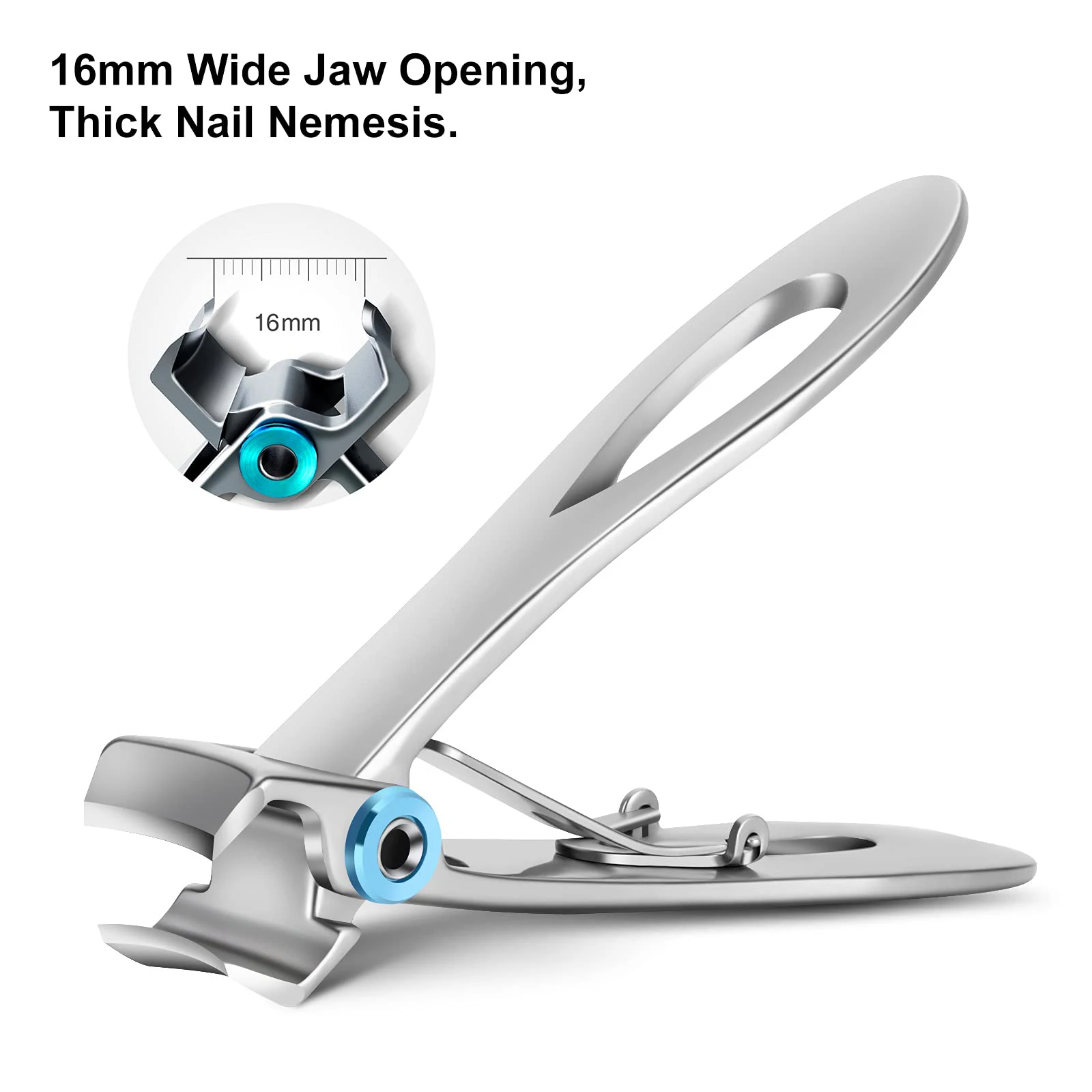 5 Pcs Large Nail Clippers Set Thick Nails And Ingrown Toenail Sharp Heavy Duty Toenail And Fingernail Nail Clippers