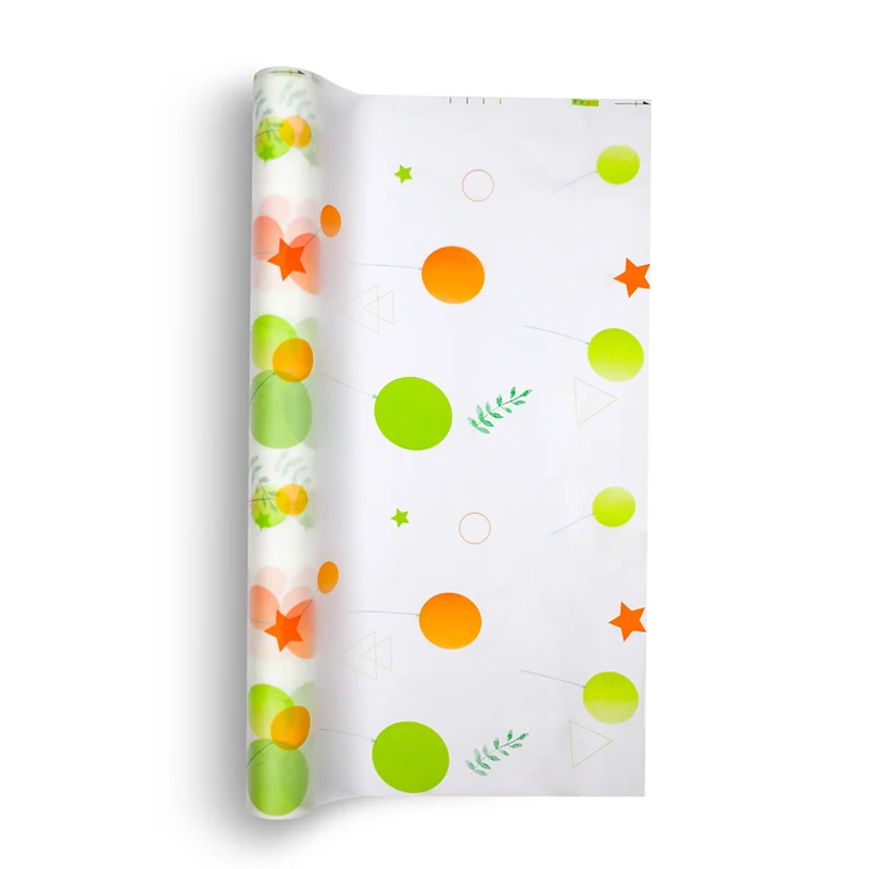 Factory Price Environmental Protection Soft PEVA Material Film In Roll With Pattern Printed