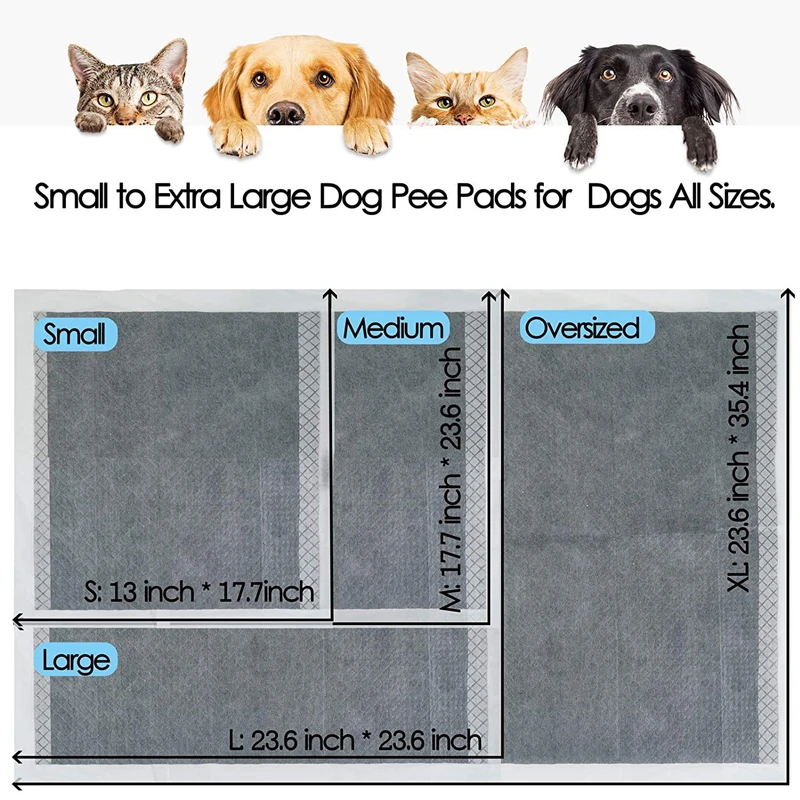 OEM ODM Home Pets Training Disposable Mattress Active Carbon Pads for Puppy and Dog Pee Urine Underpad