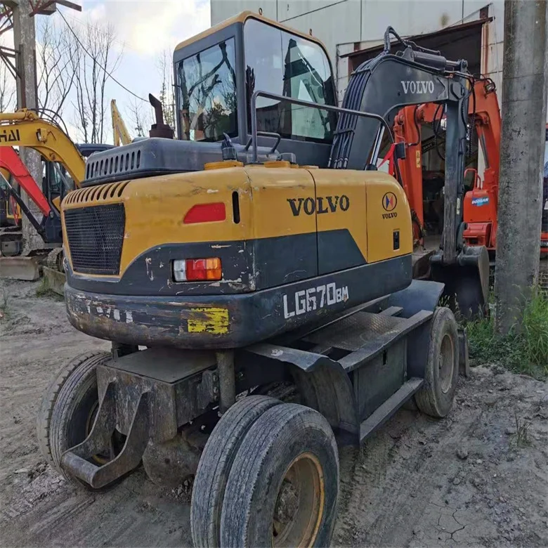 Wheeled type used volvo ew170 wheel excavator trade ew130 ew140 ew150 ew160