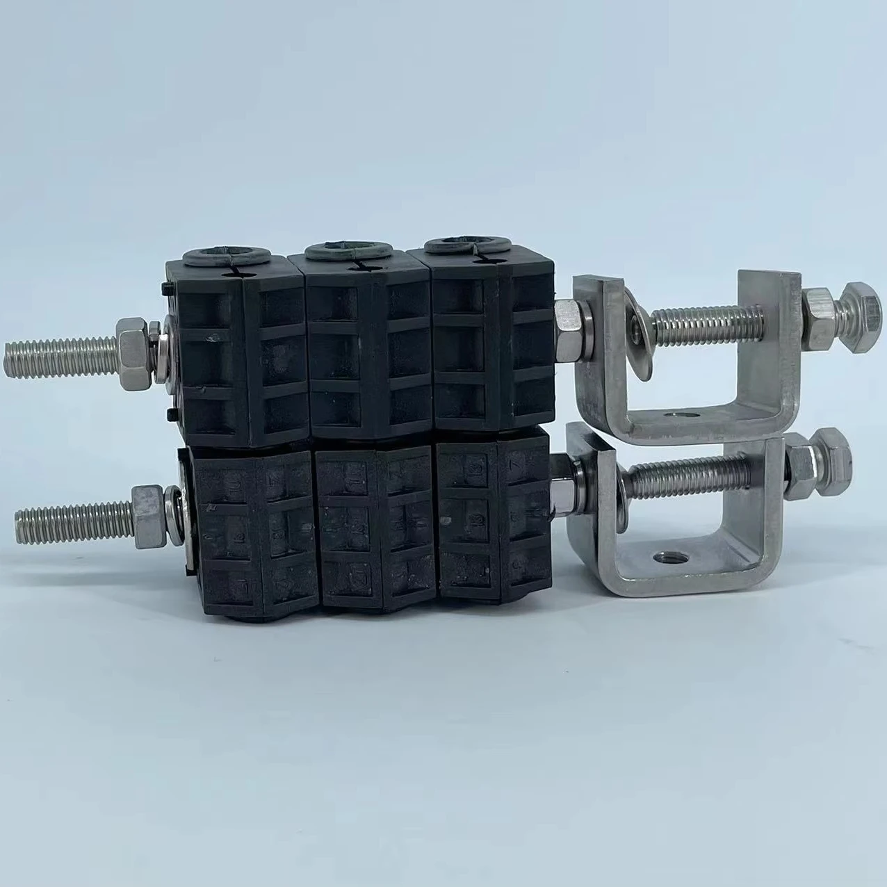 High Quality Feeder clamp for feeder cable accessories 6 way fiber clamp feeder cable clamp