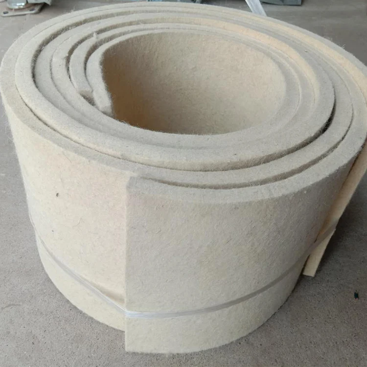 Custom industrial wool felt, custom thickness and size sell well  wool felt Fabric rolls felt natural wool felt