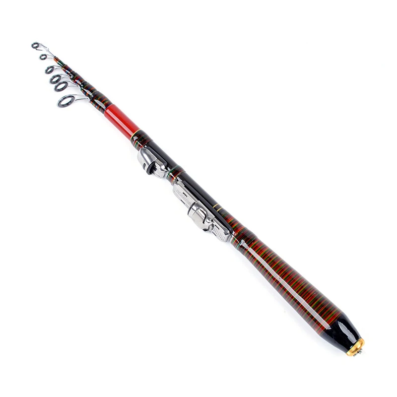 2.1M/2.4M Multifunctional Mini Rod Portable Fishing Wheel Rod Fishing Tackle Export Wholesale