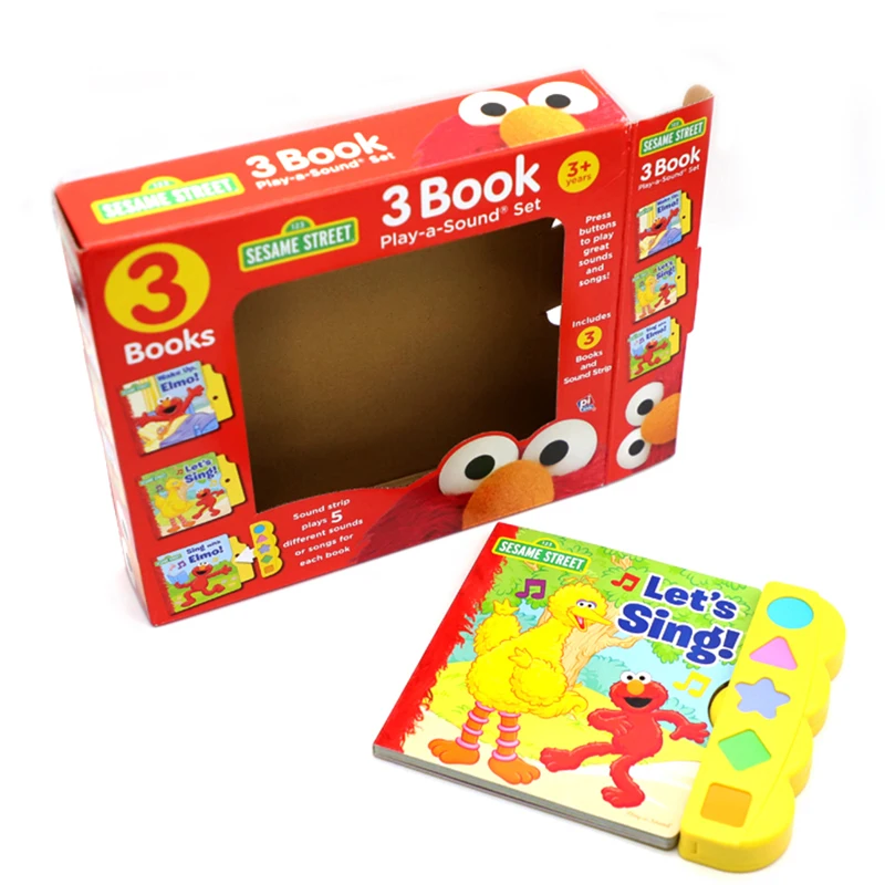 OEM custom printing early children education books baby sound board book Kids audio books
