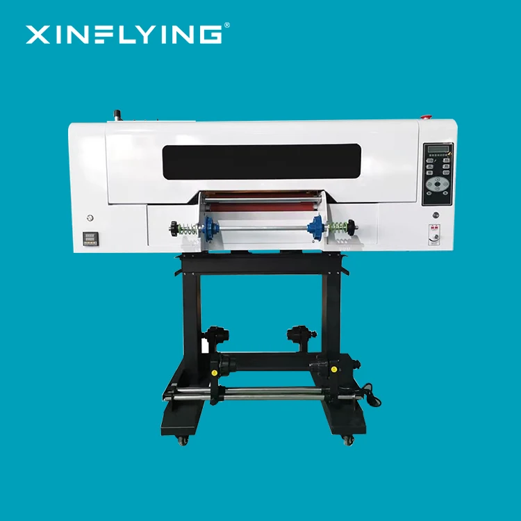 Xin Flying A3 UV DTF Printer Sticker Roll to Roll 30CM  with Dual XP600 Printheads Cheapest UV DTF Impresora