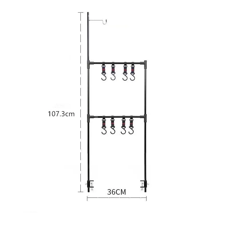 Portable Clothe Cook Light Sport Hiking BBQ Bag Party Grill Lamp Travel Outdoor Camping Storage Grill Tourism BBQ Hanging Rack