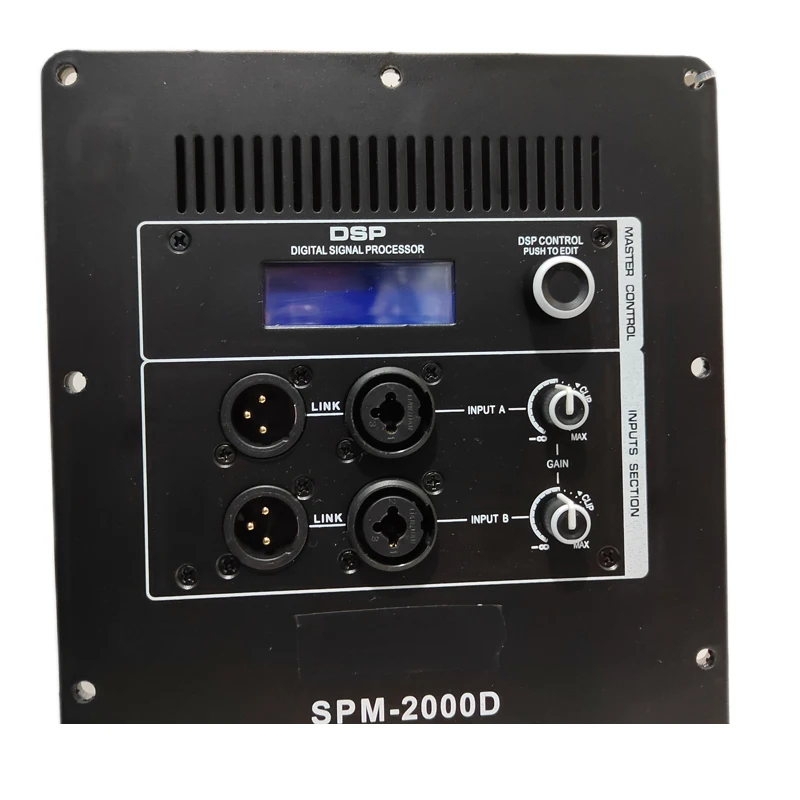 2024 New Launch Professional Audio Products High Power Plate Amplifier Module SPM2000A-SUB with DSP for subwoofer speakers