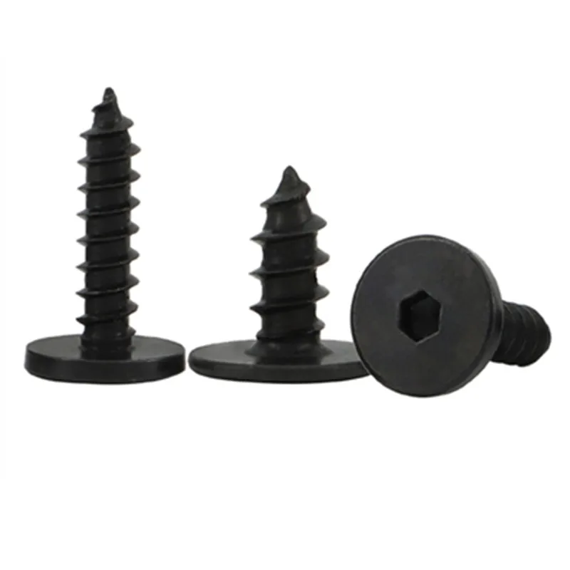 Stainless Steel Plain Allen Key L Key Screw Ultra Low profile Hex Socket Thin Head Cap Screw