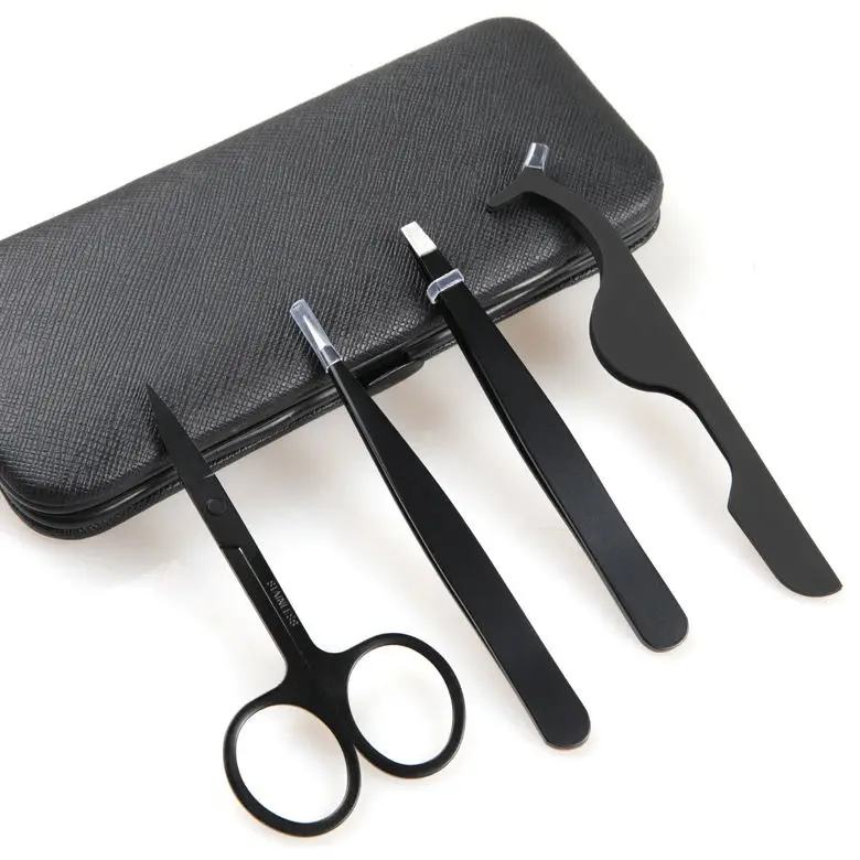 Hot Sell Makeup Tools Eyelash Tweezers Stainless Steel Eyebrow Tweezers For Women