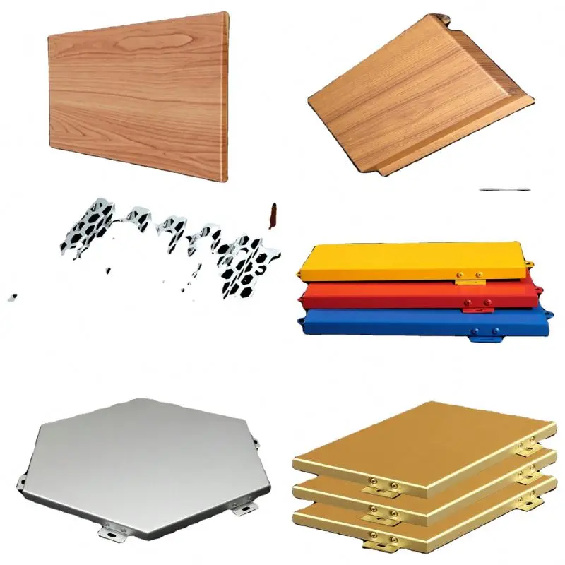 Exterior Wall Facade B1 Grade Fireproof Aluminum Plastic Composite Plate