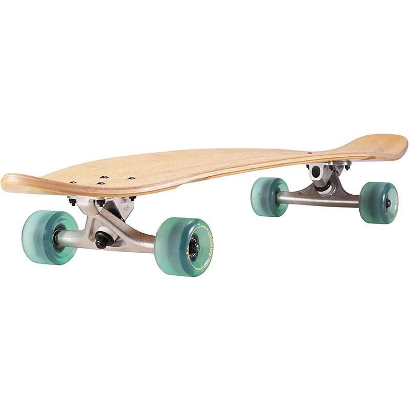 Flexible 42 Inch Bamboo and Hard Maple Decks Kick Tail Cruiser Longboard Skateboard