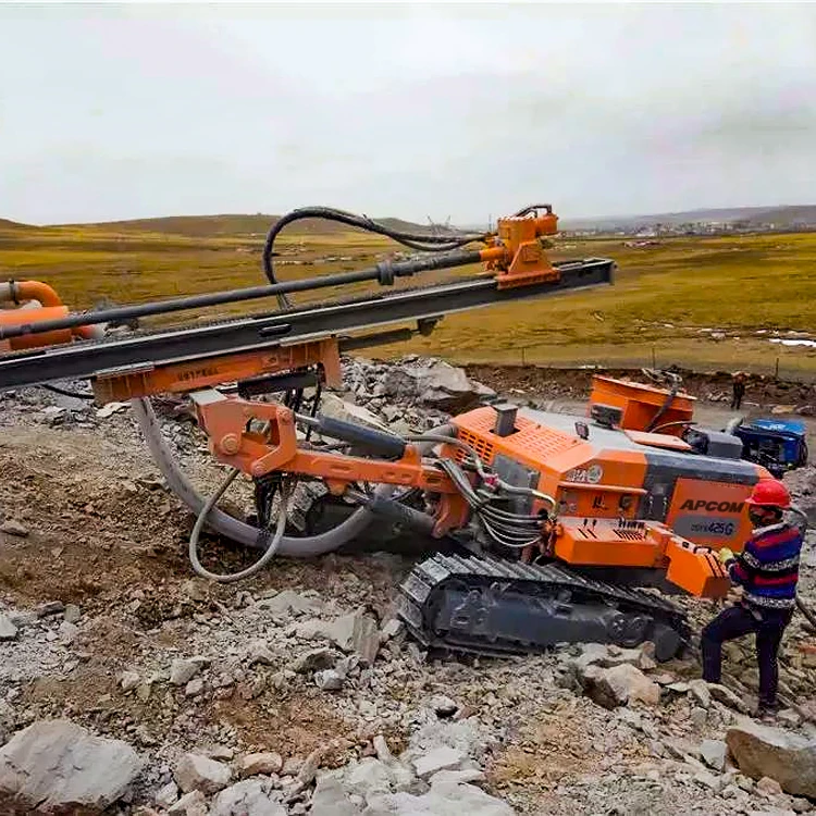 APCOM ZGYX 425G ZEGA portable drilling rig Kaishan portable mining blast hole drill rig for sale