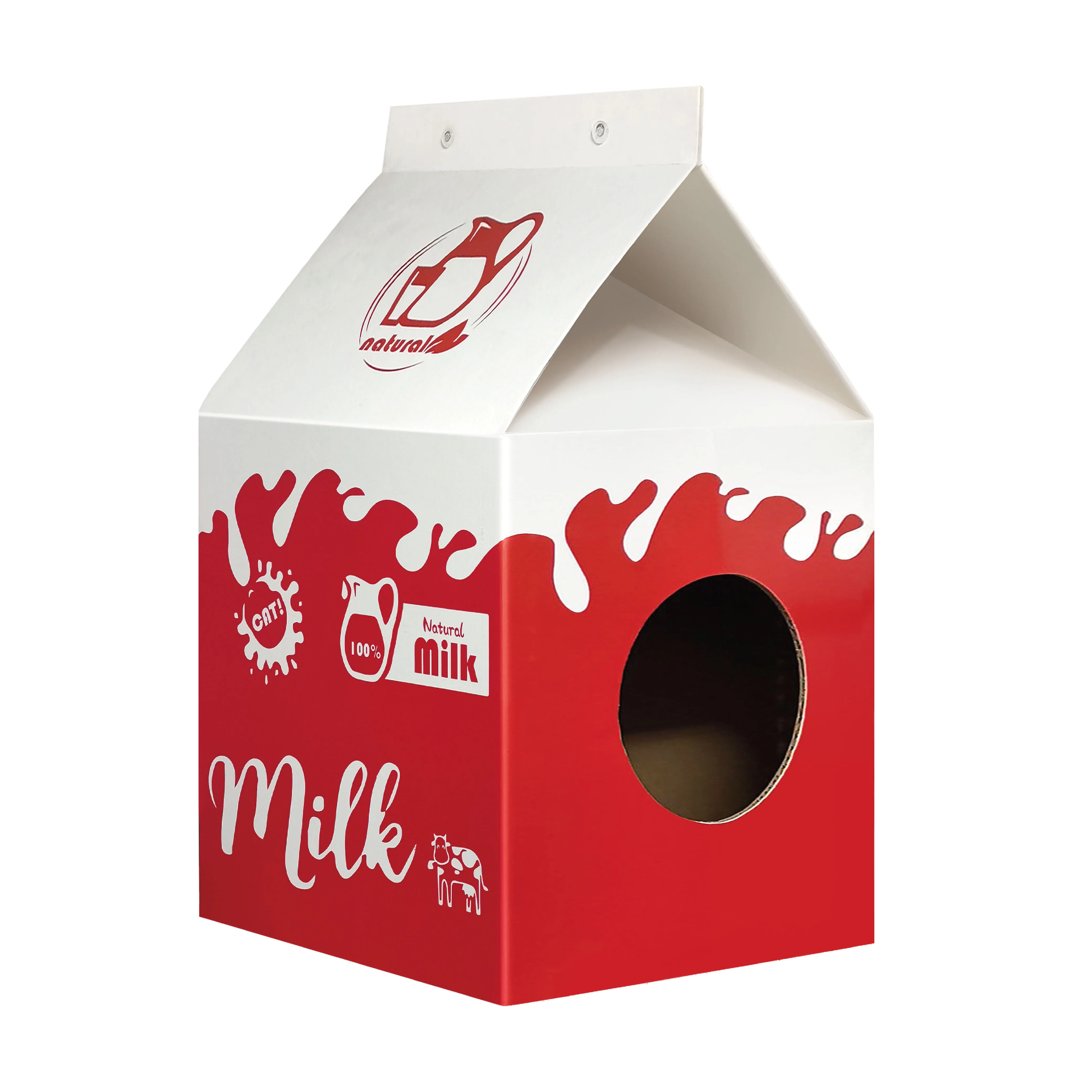 Zhejiang Custom Paper Pet House Indoor Corrugated Box Cat Scratcher Cardboard House