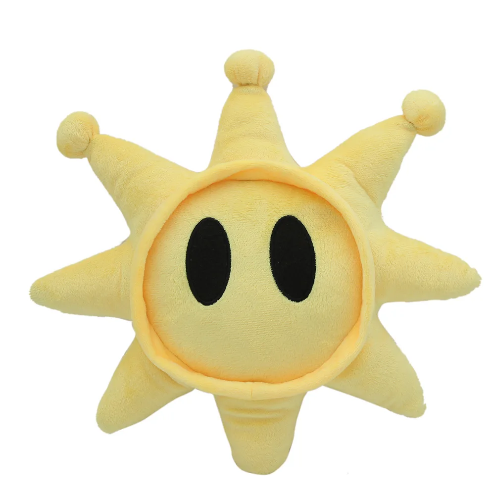 Shine Sprite Supers Mario Bros Plush Toy Mushroom Luigi Princess Peach Daisy Toad Kinopio Yoshi Soft Stuffed Dolls Skedaddlers