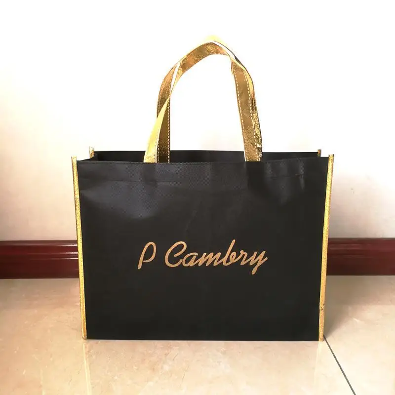 china factory beautiful flower design bag sedex pp non woven wedding gift bag handled zipper bag for wedding gift