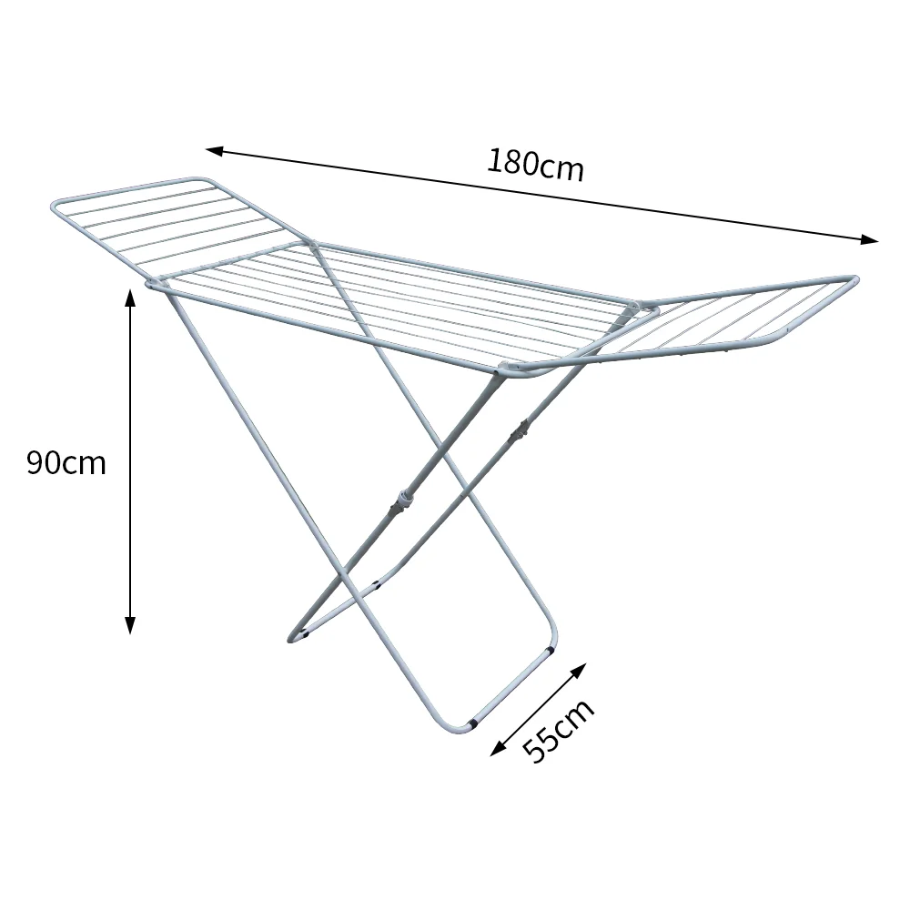 Laundry Rack Space Saver Clothes Collapsible Drying Laundry Rack For Balcony Laundry
