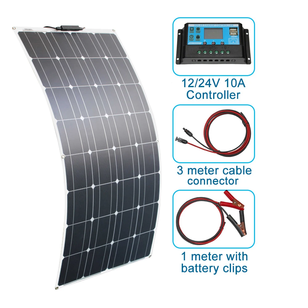 16V 100W Гибкая солнечная батарея по оптовочной ценеоп системы для яхт Отдых на природе