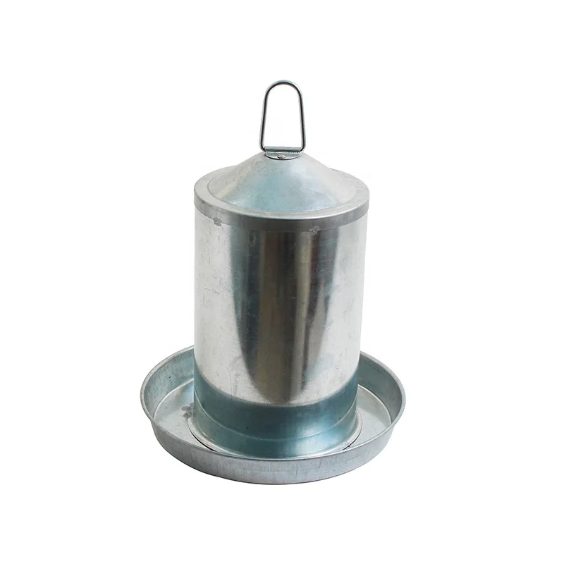 
Поилка для птицы из оцинкованного металла, 5 л 