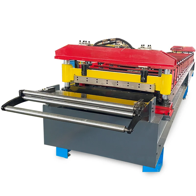 Automatic Roofing Galvanized Corrugated Steel Sheet Tile Making Machine Color Steel Roll Forming Machine