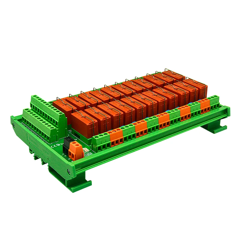 Factory price Tyco 22-channel electromagnetic relay control module 16A/12V PLC output drive to power amplifier board