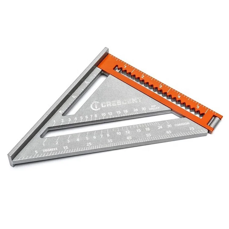 Hot Sale Carpentry Metric 2-in-1 Extendable Squares Layout Tool Triangle Ruler
