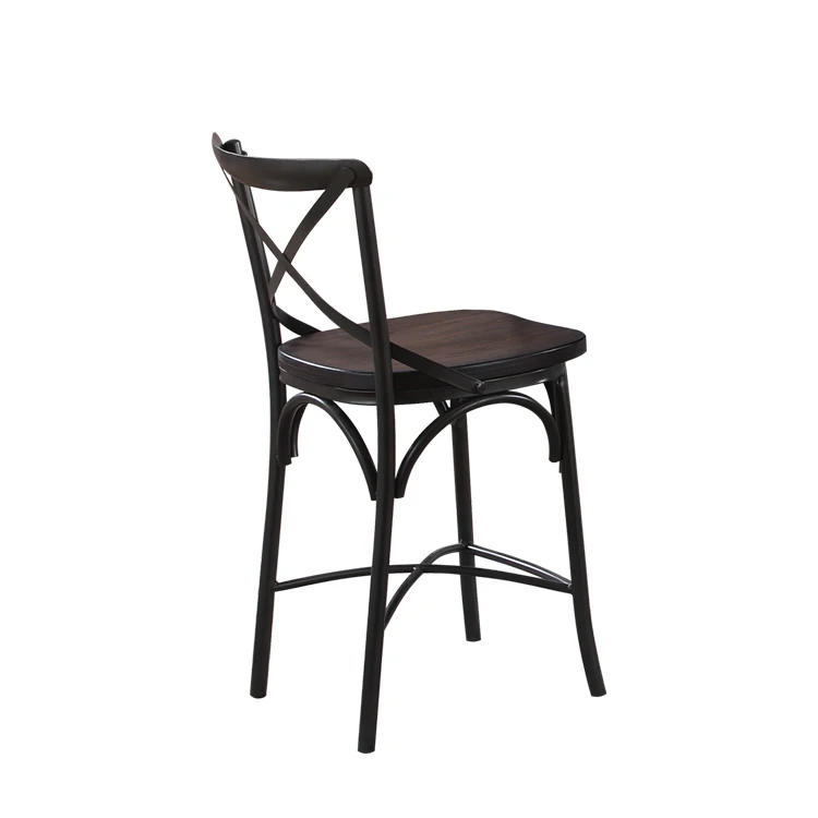 Деревянный металлический барный стол и стулья JIAHE home kitchen furniture