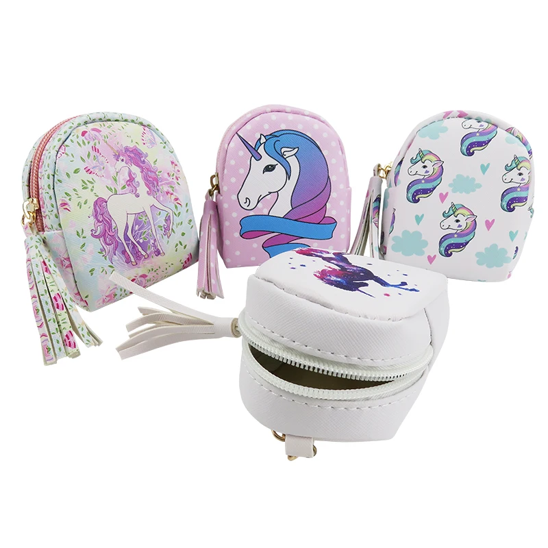 Oem единорог Печать маленькая монета сумка брелок милые дети кошельки Мода