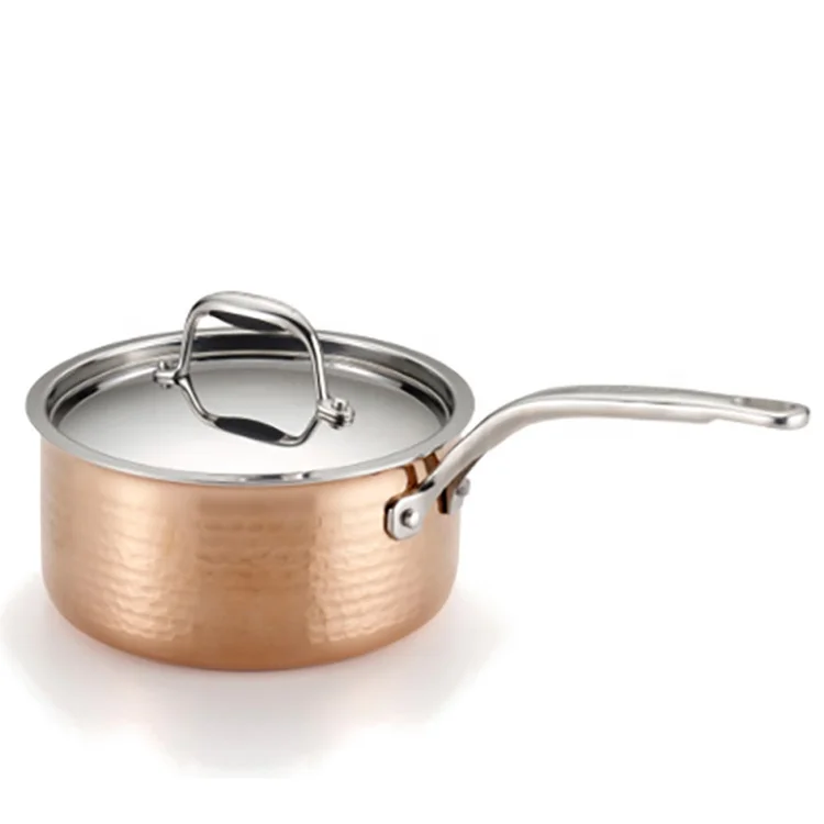 OEM Factory Price Kitchen 18/8 Stainless Steel Pot Cooking Pot Deep Saucepans With Wooden Handle