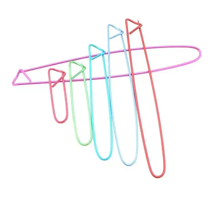 6 Specifications Aluminum Colorful Sweater Mark Needle Sweater Big Pin Button Knitting Pin