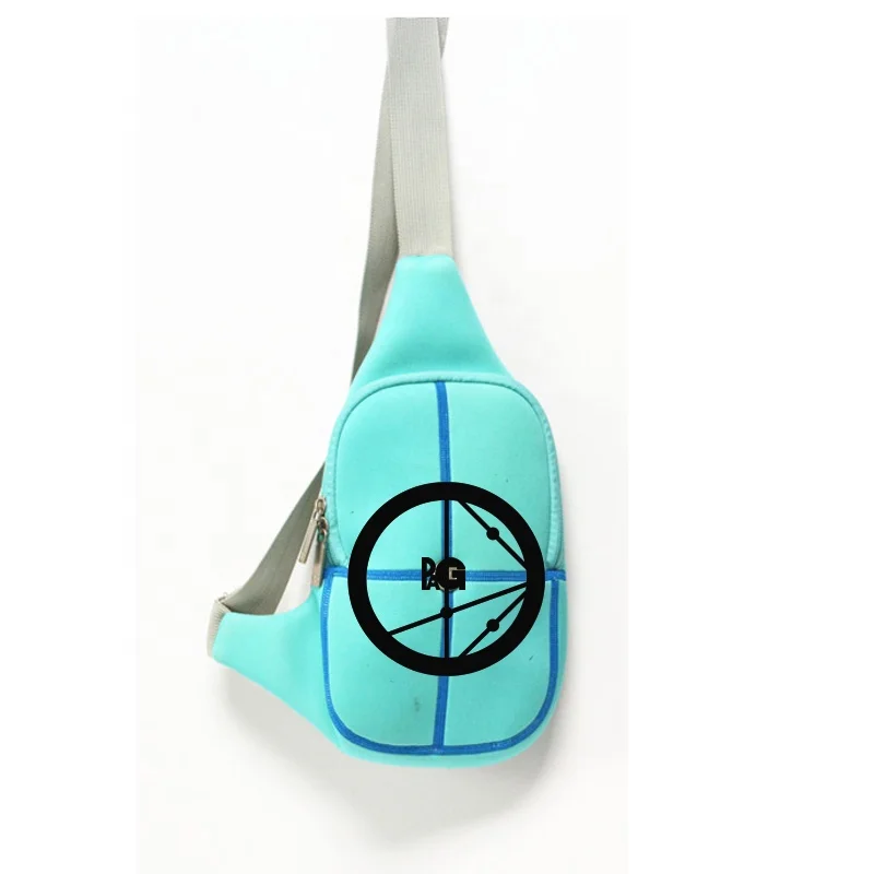 customized logo bag straps shoulder neoprene crossbody bag Sling crossbody bag backpack for men and women