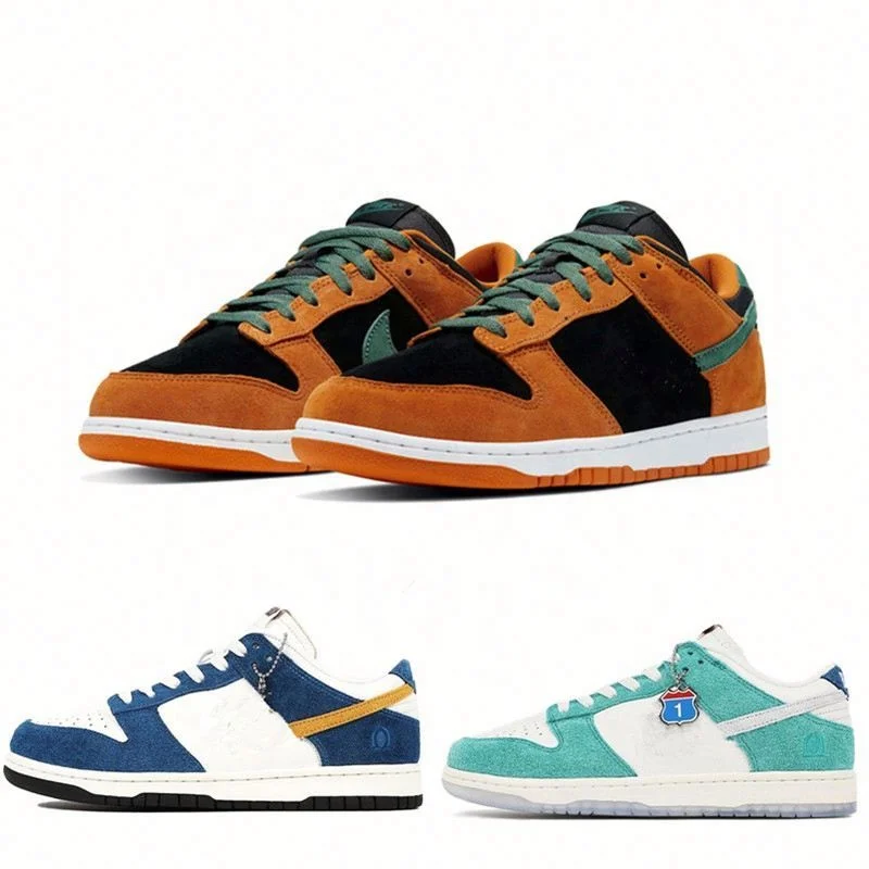 Factory Designer Custom Wholesale Manufacturer High Quality Genuine Leather Low Dunks Customized SBDUNK Men Basketball Shoes