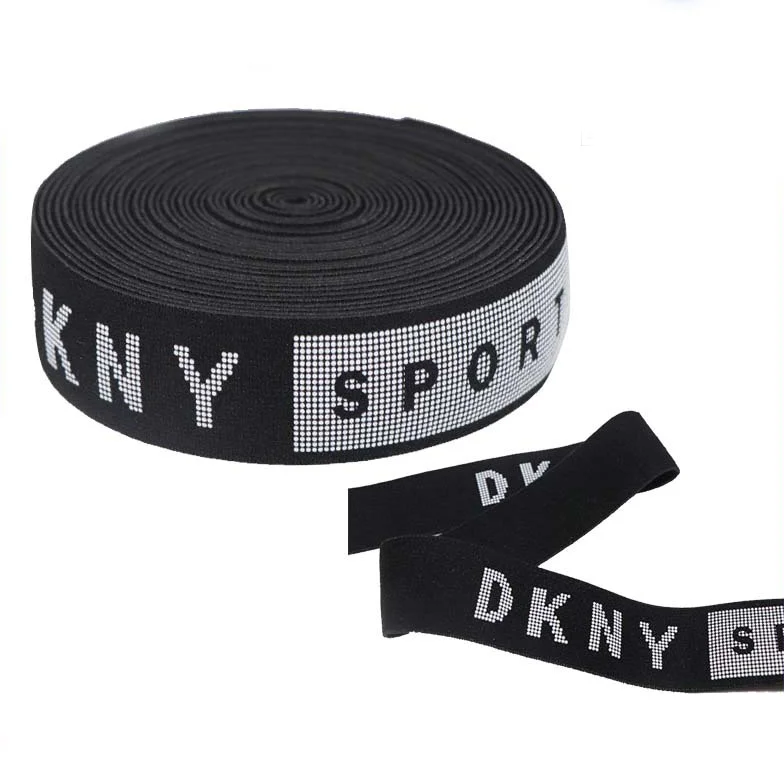 Antislip precision polyester elastic band custom skin friendly underwear and panty elastic