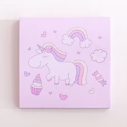 Cartoon stationery adhesive printed unicorn kawaii sticky note set