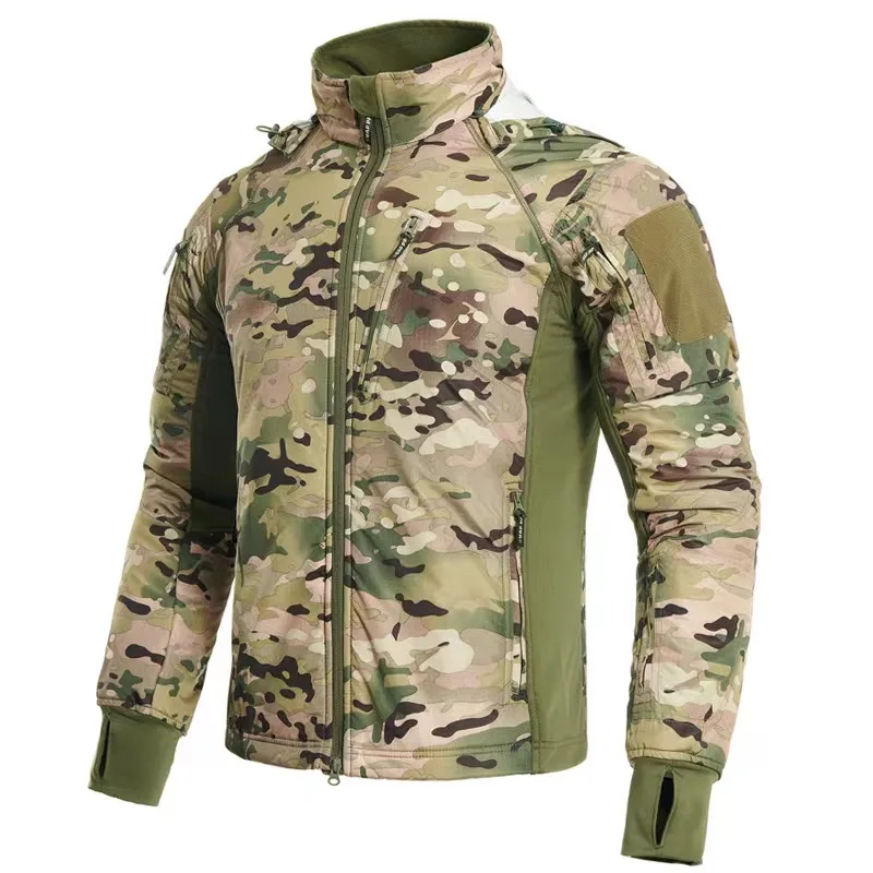 CP color UAF detachable hood nylon ripstop fabric original factory waterproof windproof Shark Skin Tactical Soft