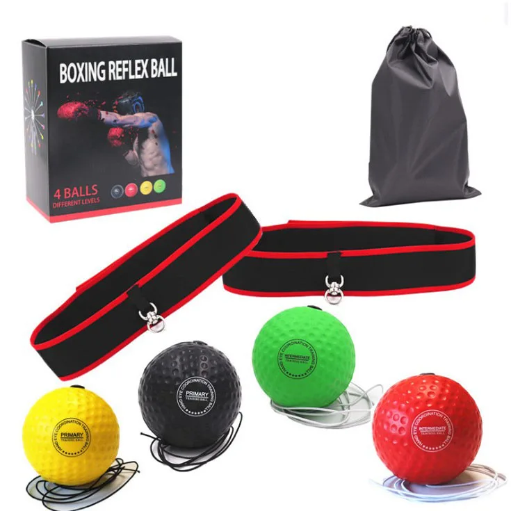 
Indoor gym fitness elastic speed punching training headband boxing reflex ball 