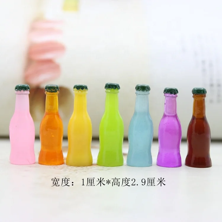 Оптом Kawaii 100 шт. декоративное искусство ремесло Смола Имитация 3D фрукты варенье бутылка