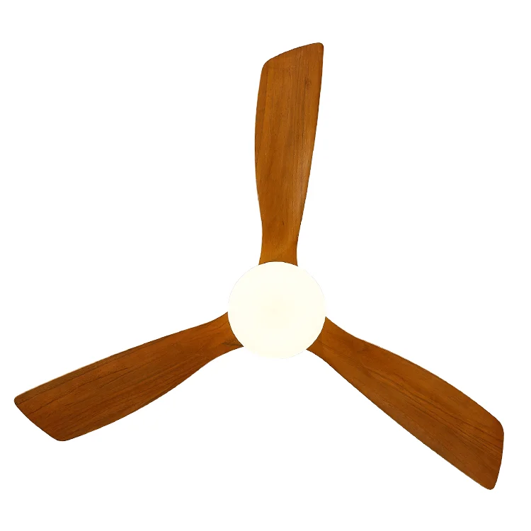 Best Price High Quality 52 inch 3 Wood Baldes Ceiling Fan with LED Light & Remote Control