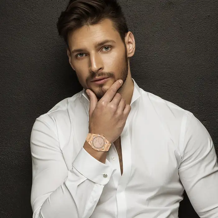 PINTIME Mens Watches Top Brand Luxury Silicone Quartz Military Gold Wrist Watch Sport Male Clock Relogio Masculino Reloj Hombre