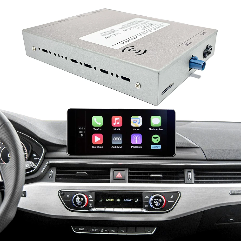 Car Original Screen Retrofit CarPlay Wireless Adapter For AUDI A5 B9 CarPlay