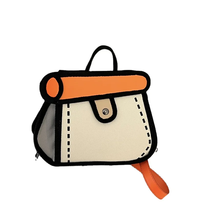 2023 New Cartoon Anime Cute Cake Bag Chain Messenger Bag Lightweight 2D Small Shoulder Bag
