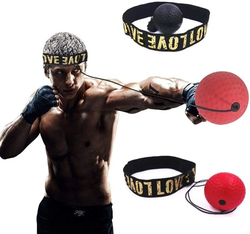 
Head Mounted Boxing Reflex Ball with Cotton Elastic Band 