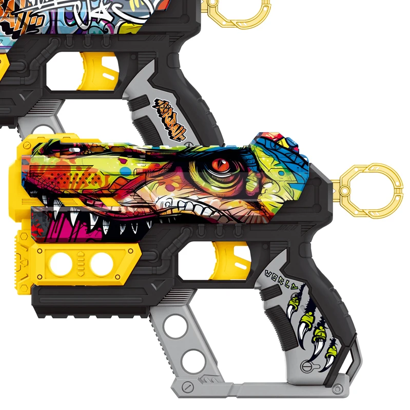 New Design Boys Shooting Game Plastic Toy Gun,UV Printing Eva Soft Bullets Shoot Toy Gun,Plastic Toy Guns With 8 Bullets Shoot
