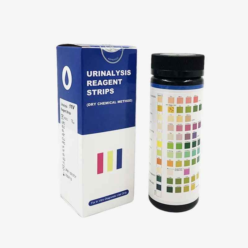 Urine Analysis Test URS Urine Test Strips 10 Parameters Urine Calcium Urinalysis Test Strips