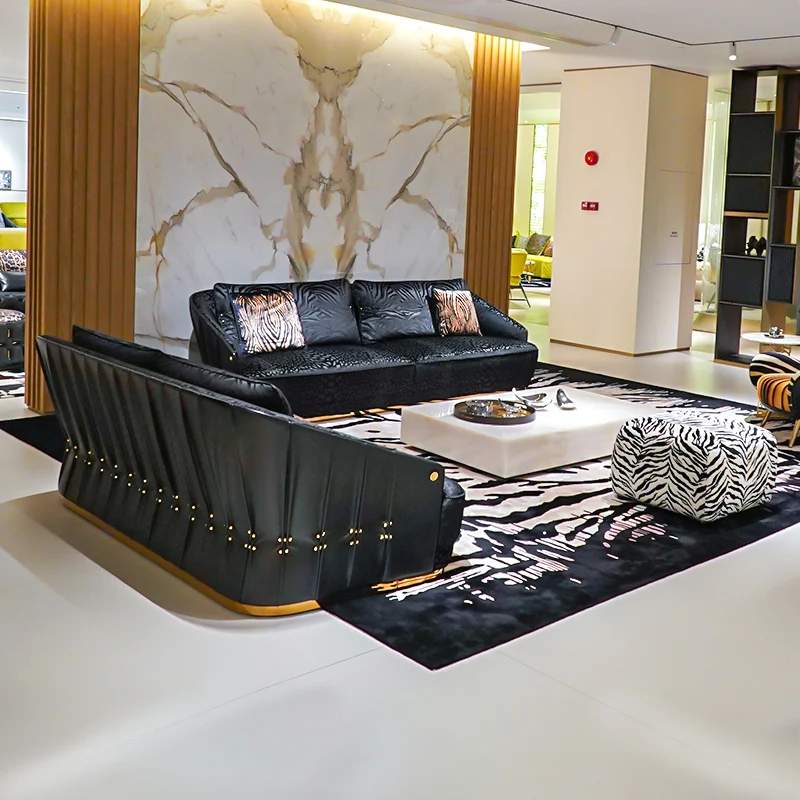 Modenfili Italian Chesterfield Premium Home Furniture Modular Couch Lounge Living Room Sofa Set