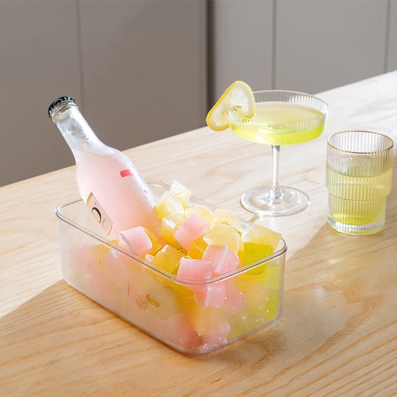 Large Ice Cube Tray Silicone Summer Home Student Drink Ball Food Grade Silicone Custom Logo Round Ice Cream Tools 1pc/opp Bag