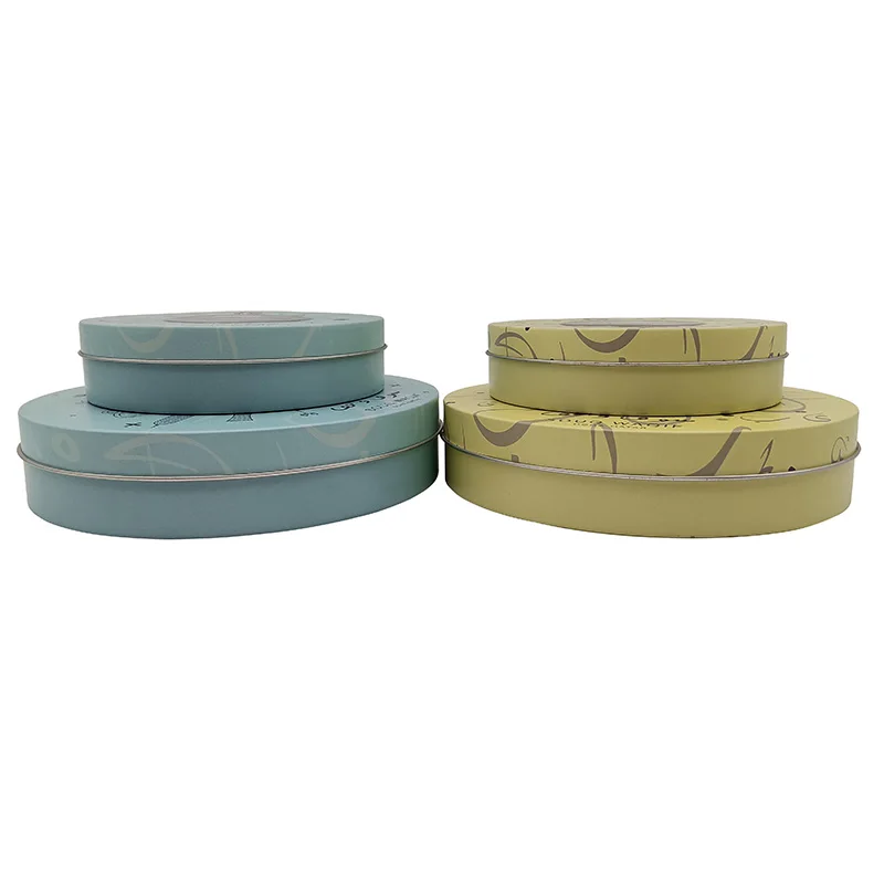 Dongguan Manufacturers Wholesale Tinplate Metal Packaging Box Tin Box For Cookies Round Custom Cake Tins For Baking