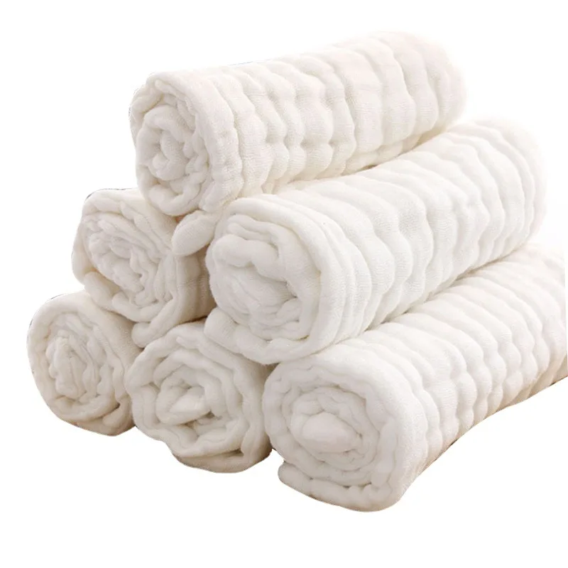 Cotton Reusable Nappy Inserts Washable Cloth Nappy Diaper Cover Wrap Liners