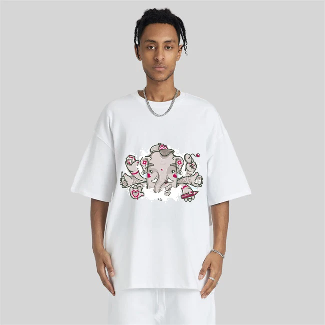 T Shirts Men Brown Cheap Printing Men Plain Tshirt Custom Logo Polyester Wholesale Japanese 100 Streetwear Oversized T Shirt